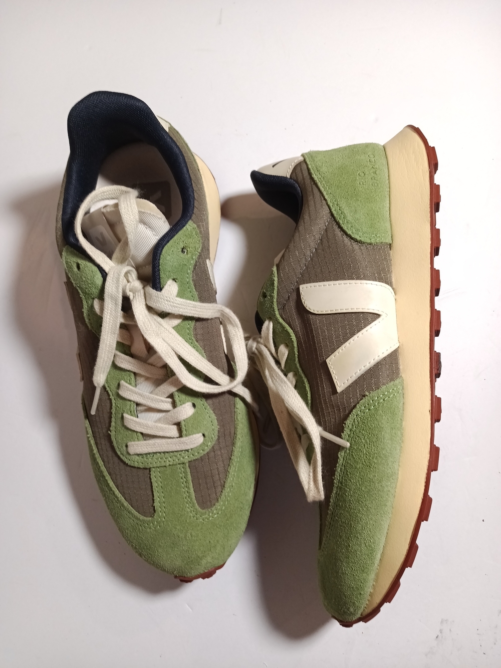 Veja Rio Branco II Ripstop Lace Up Sneaker In Green US Women's 11 Men's 9